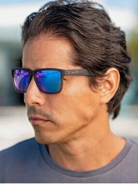 Panama Jack Polarized Classic Sunglasses Blue Mirror UV Protection Unisex